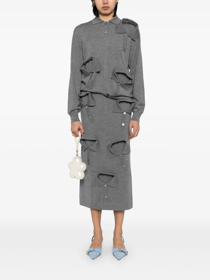 Multi-Collar Skirt