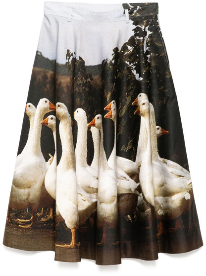 Printed Skirt