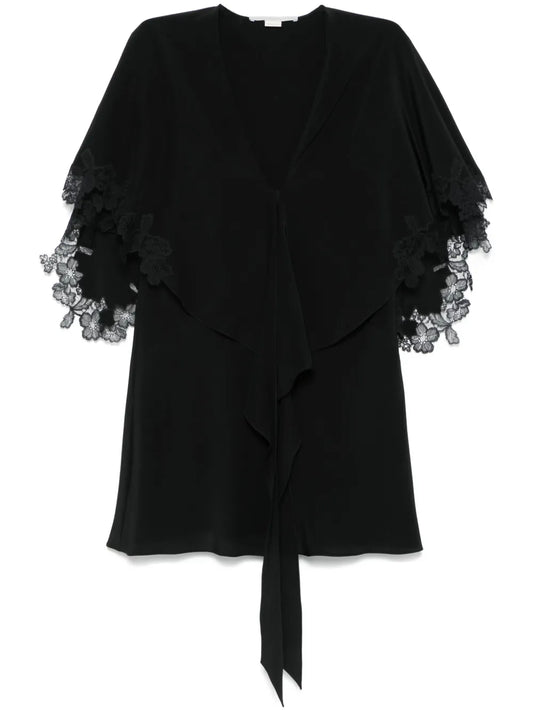 Lace-Detailing Blouse