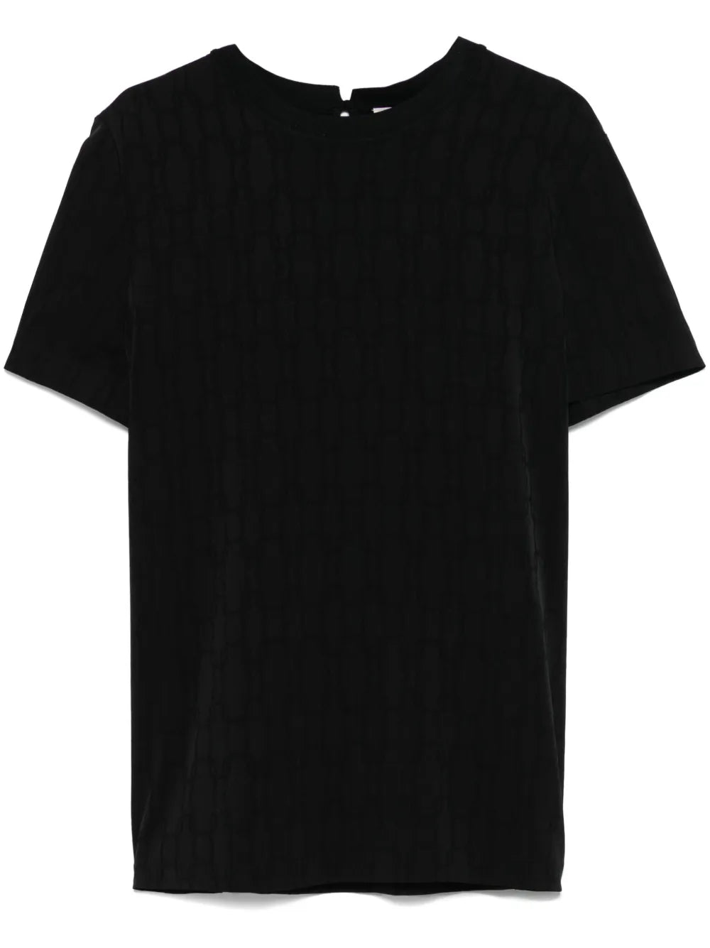 Motif-Jacquard T-Shirt