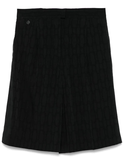 Motif-Jacquard Shorts