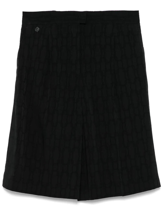Motif-Jacquard Shorts