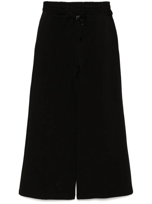 Belted Wide-Leg Sweatpants