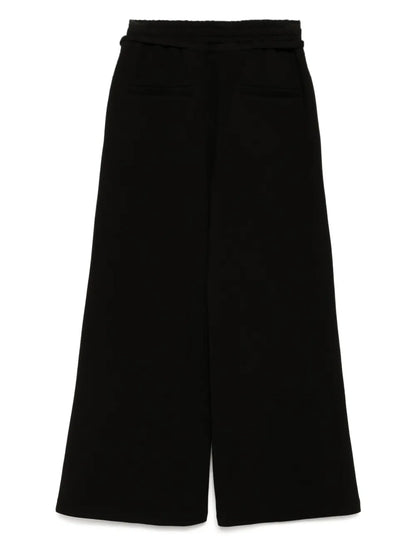 Belted Wide-Leg Sweatpants