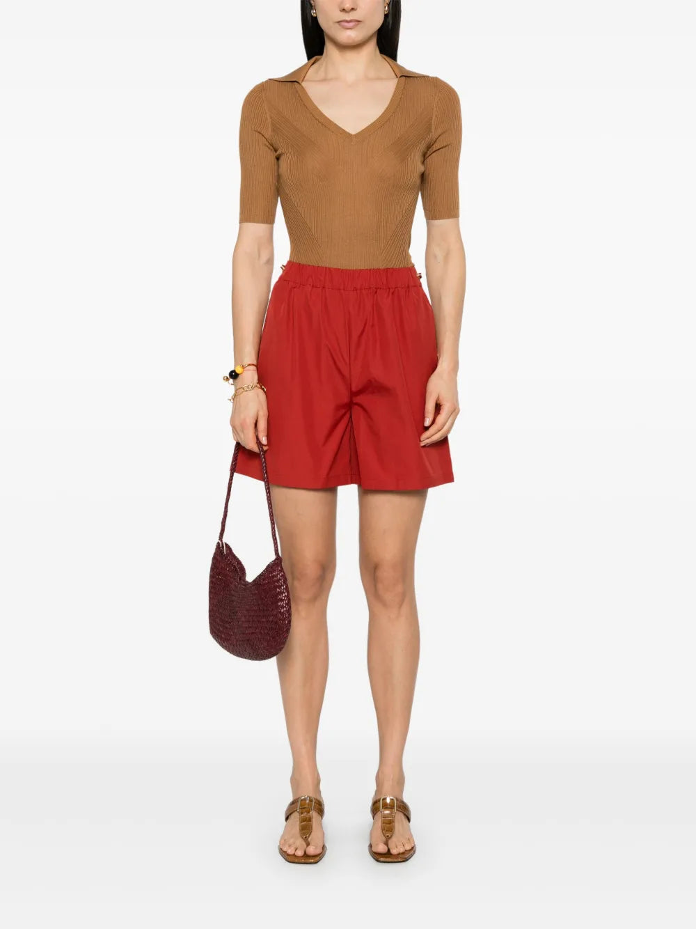 Fine-Ribbed T-Shirt