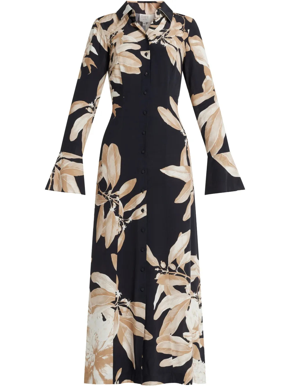 Floral-Print Midi Dress