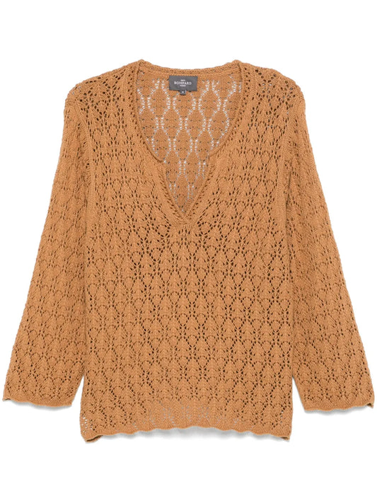 Crochet-Knit Sweater