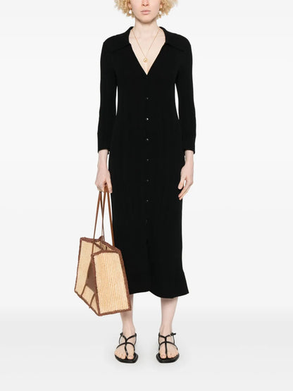 Ribbed Midi Dress