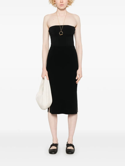 Side-Slits Midi Skirt