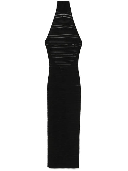 Ribbed-Knit Midi Dress