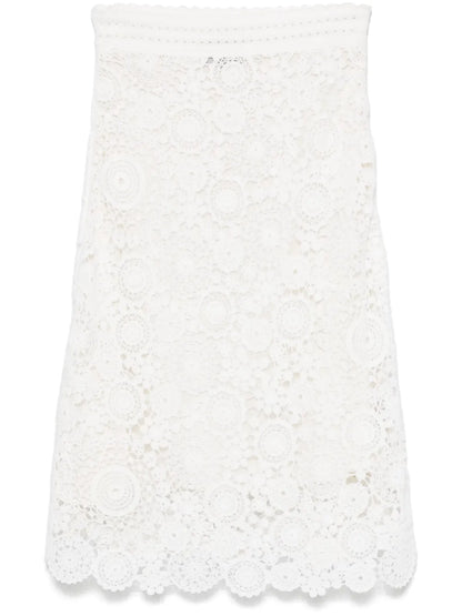 Guipure Lace Skirt