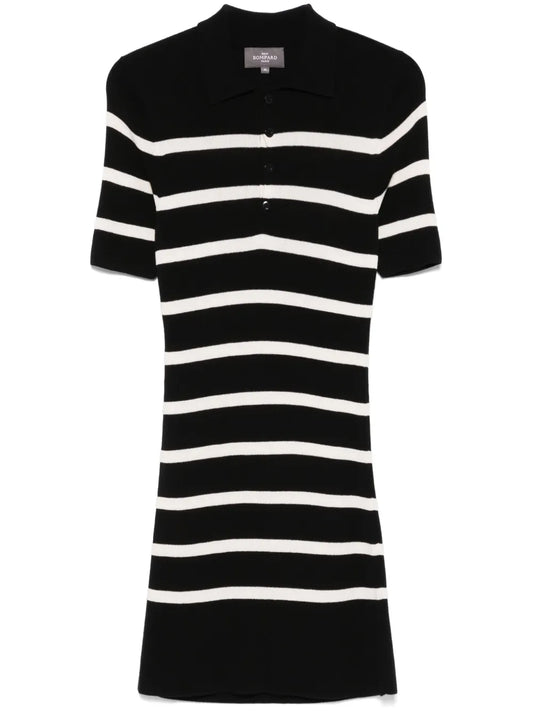 Stripped Polo Mini Dress