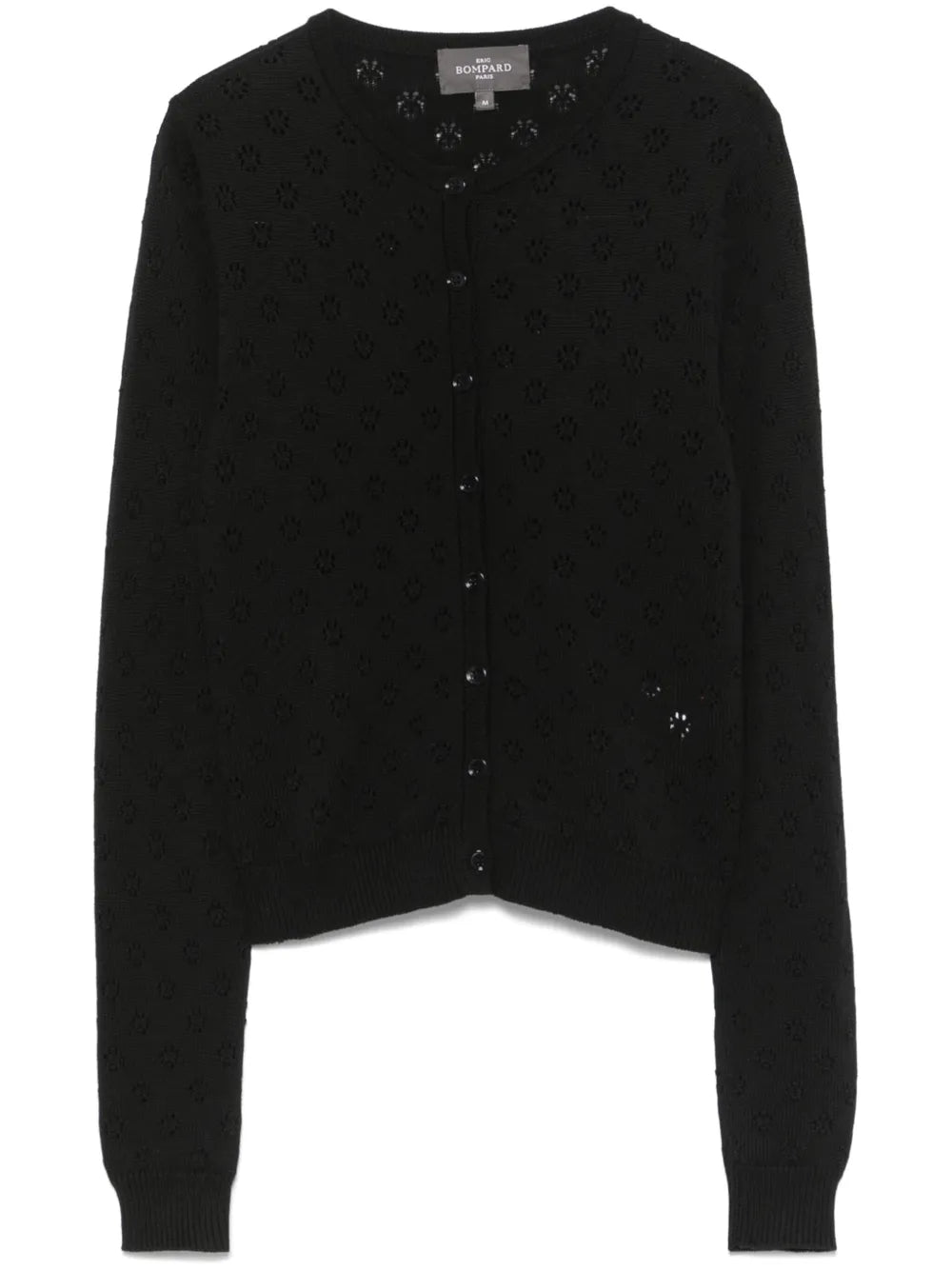 Pointelle-Knit Cardigan