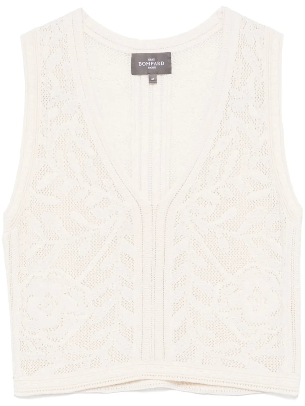 Pointelle V-Neck Vest