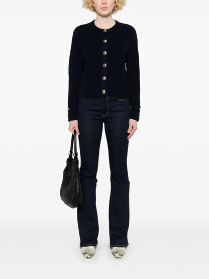 Ribbed-Knit Cardigan