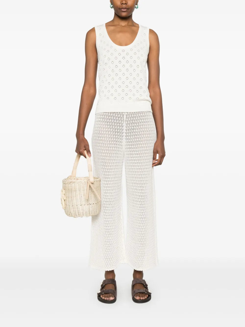Pointelle Tank Top