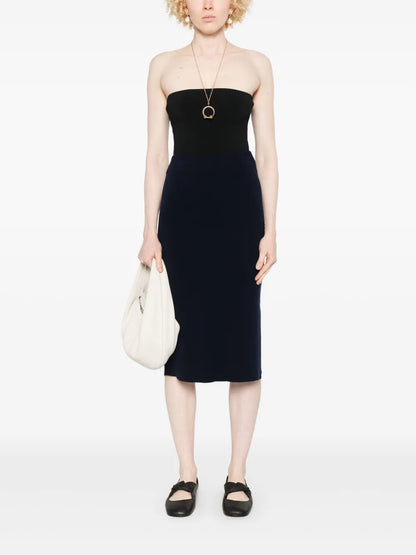 Side-Slits Midi Skirt