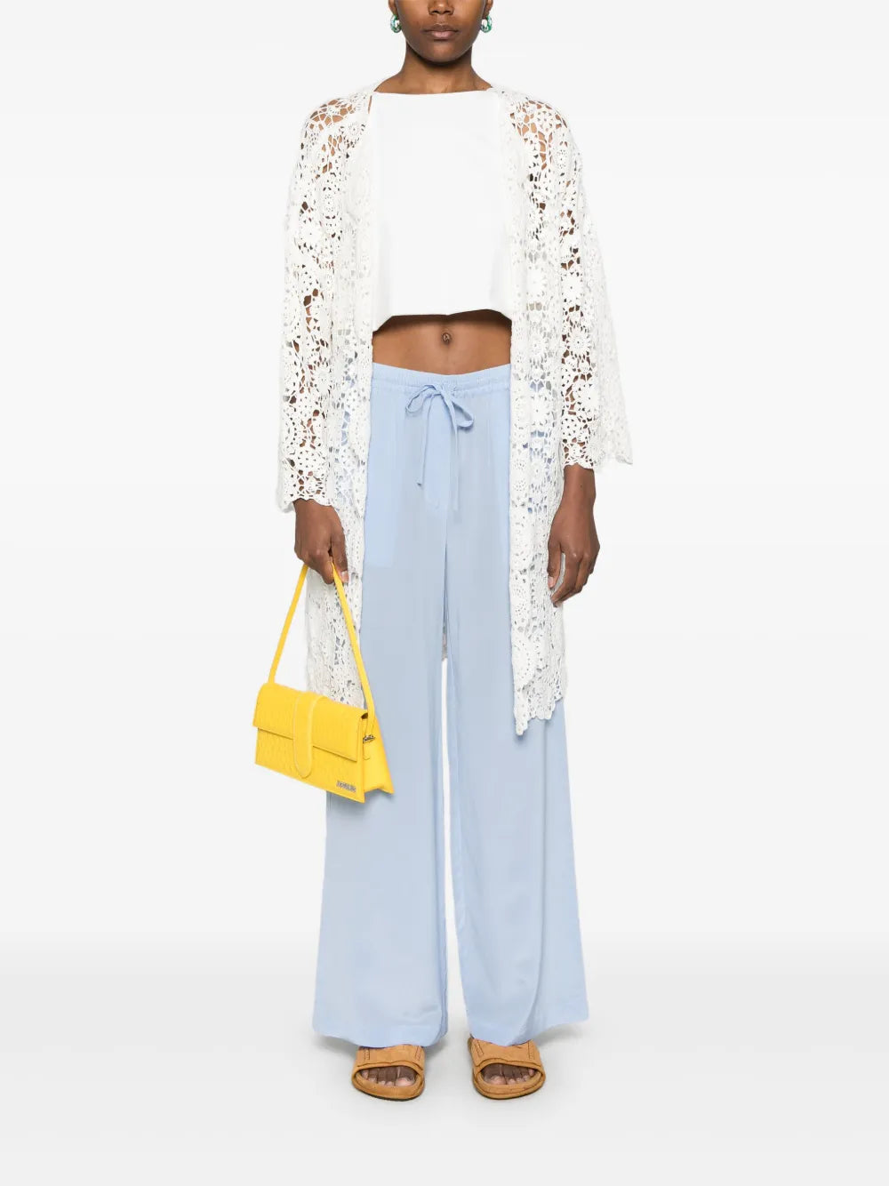 Guipure-Lace Jacket