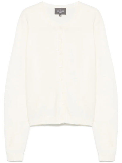 Buttoned-Sleeves Cardigan