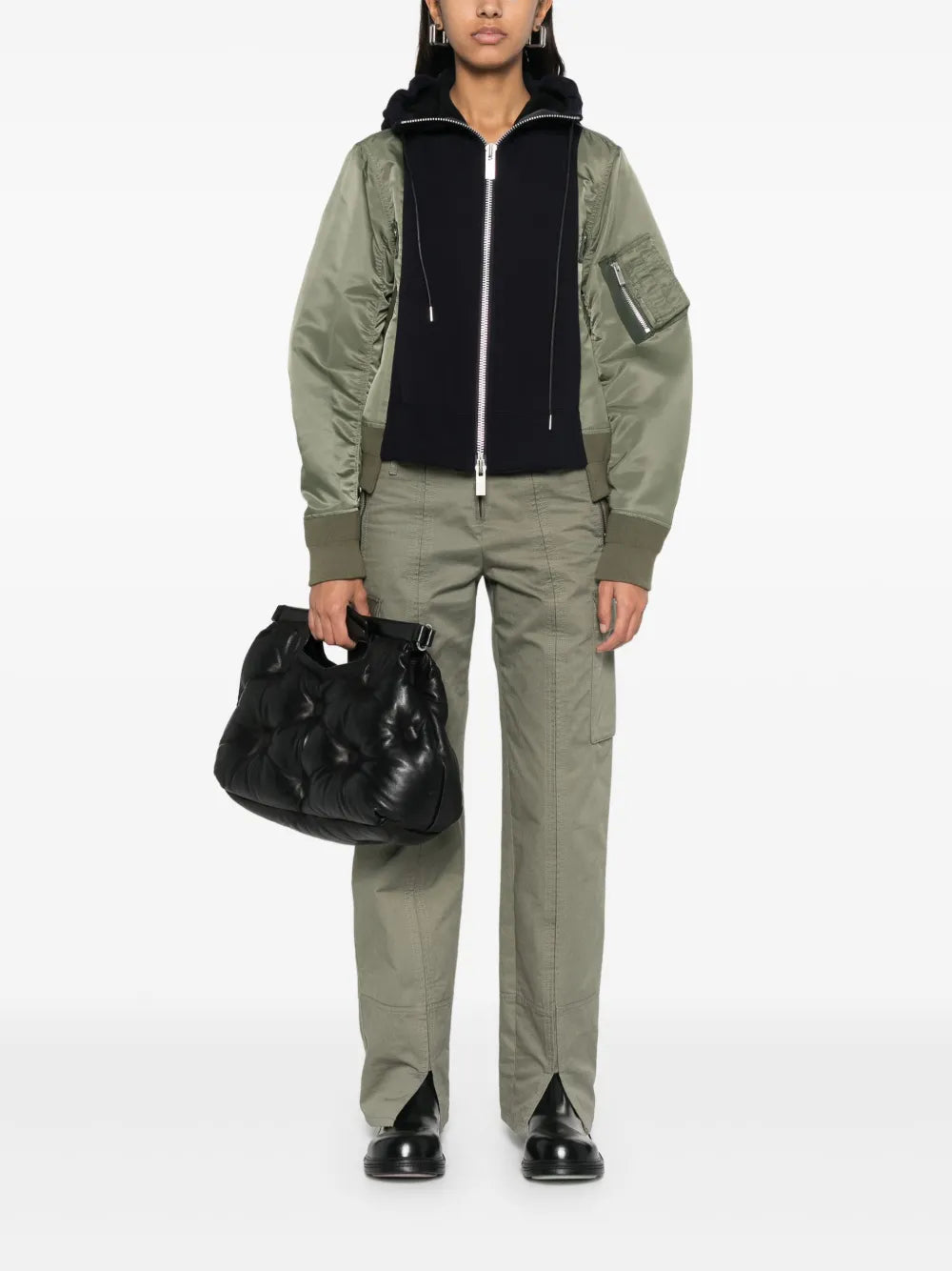 Panelled Hooded Jacket