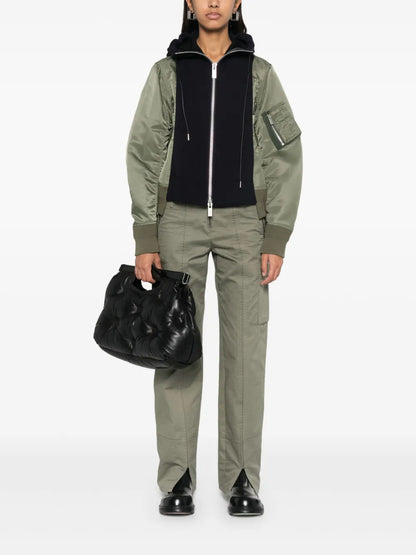Panelled Hooded Jacket