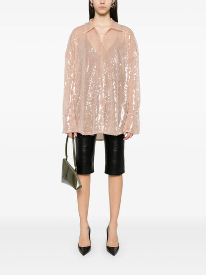 Sequin-Embellished Shirt