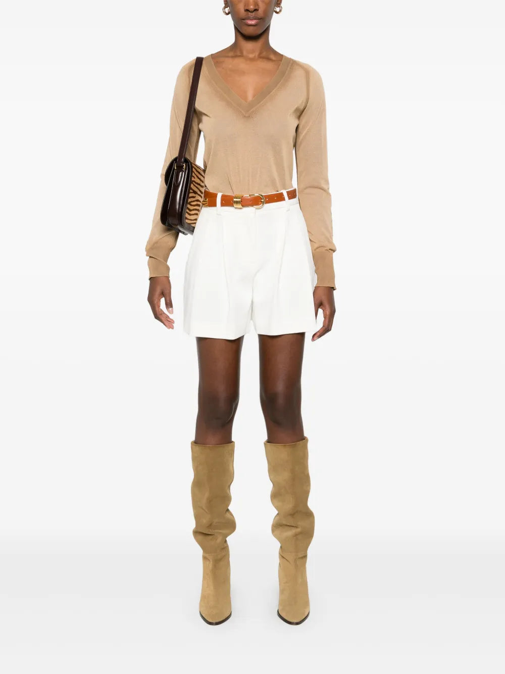 Pleated Shorts