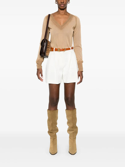 Pleated Shorts