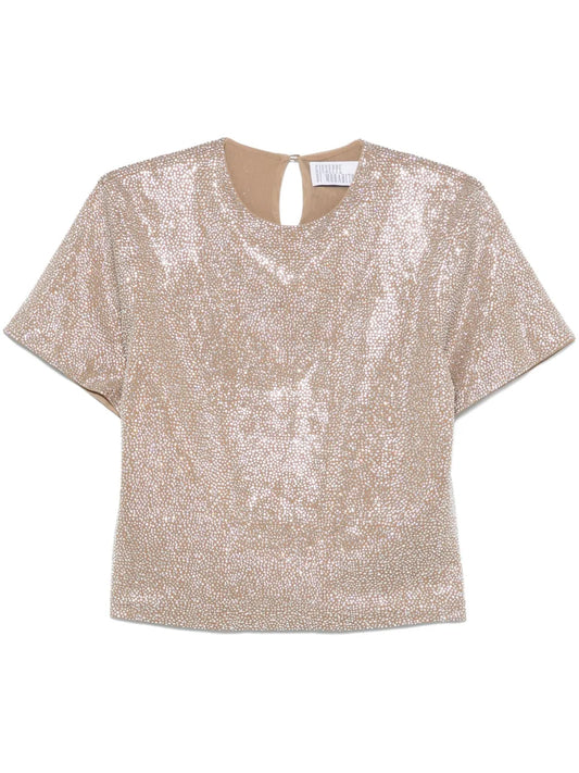 Crystal-Embellished T-Shirt