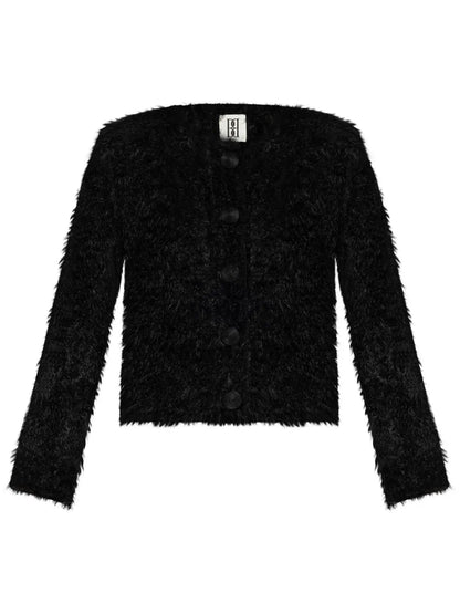 Brushed-Finish Cardigan