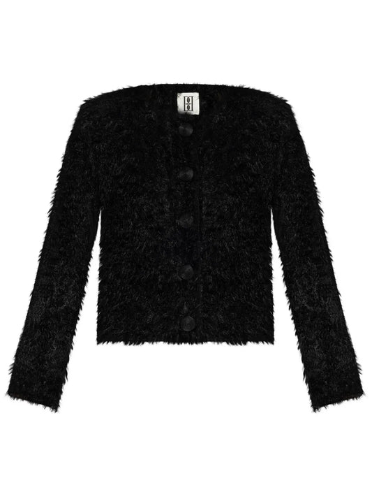Brushed-Finish Cardigan