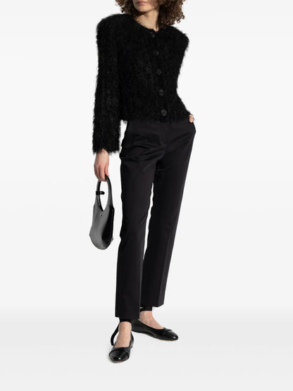 Brushed-Finish Cardigan
