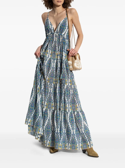 Printed Maxi Dress