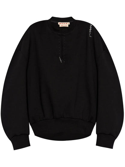 Embroidered-Logo Sweatshirt