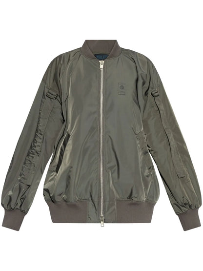 Logo-Patch Bomber Jacket