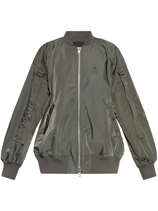 Logo-Patch Bomber Jacket