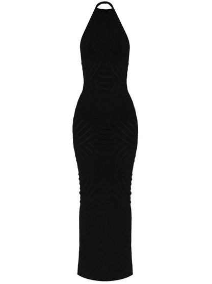 Open-Knit Maxi Dress