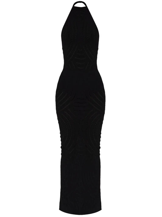 Open-Knit Maxi Dress