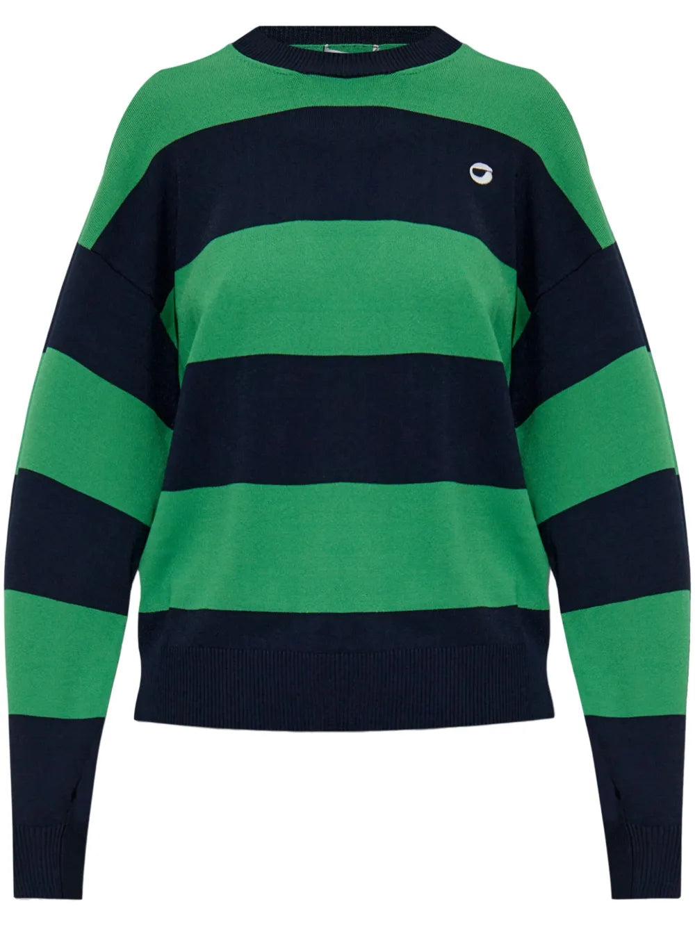 Striped Crew-Neck Sweater