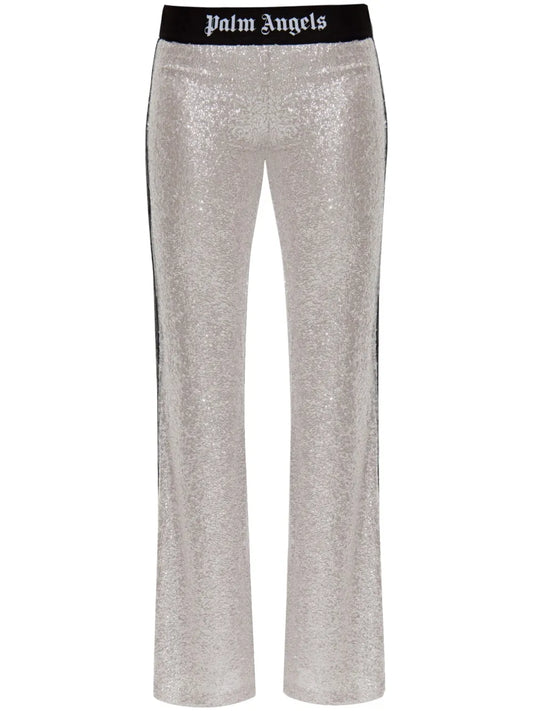 Sequin-Embellished Trousers