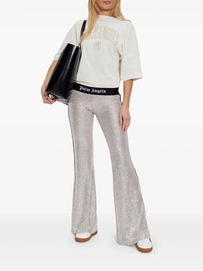 Sequin-Embellished Trousers