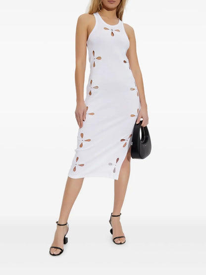 Cut-Out Midi Dress
