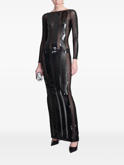 Sequin-Embellished Dress