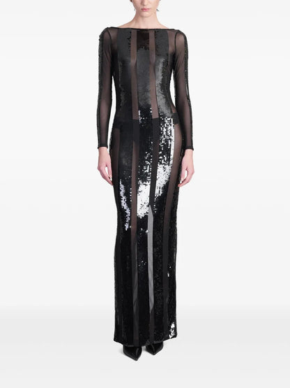Sequin-Embellished Dress