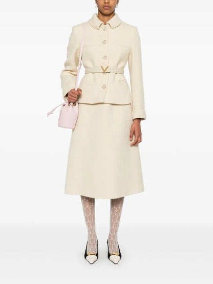 Tweed Midi Skirt
