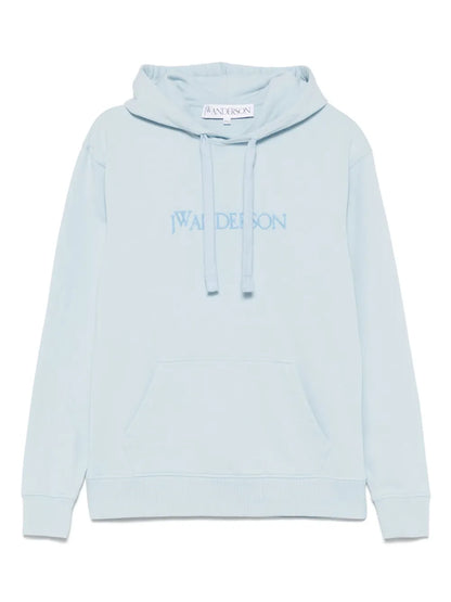 Logo Flocked Hoodie