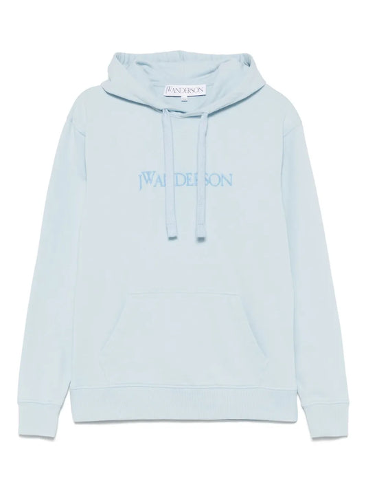 Logo Flocked Hoodie
