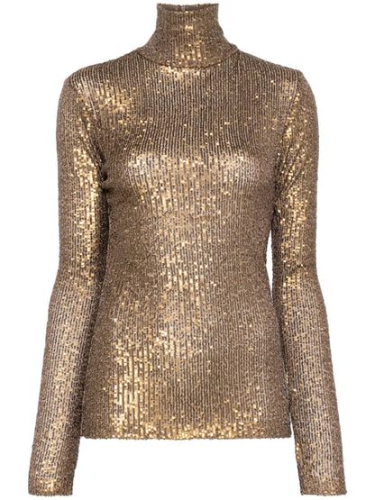 Sequin-Embellished Top