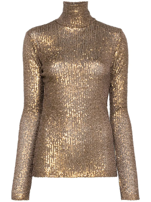 Sequin-Embellished Top