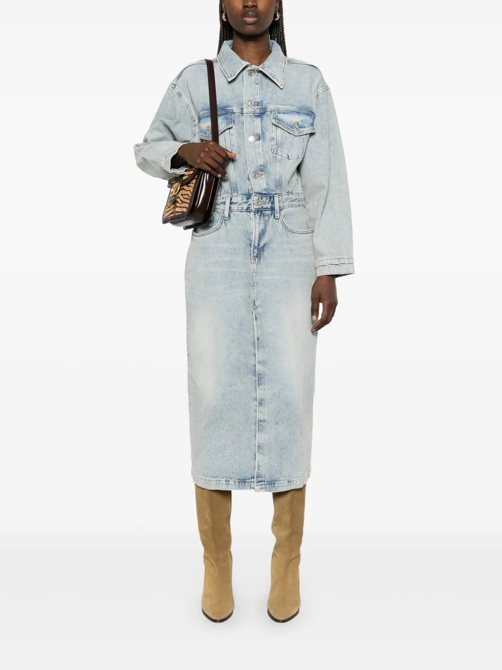 Denim Midi Dress